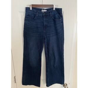 Loft Wide Leg- High Rise Jeans Size 28